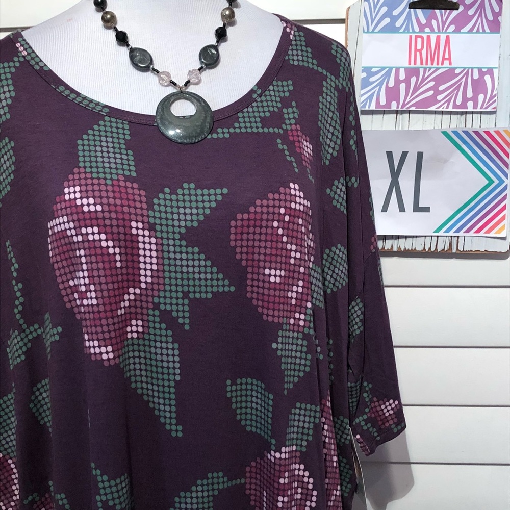 NWT-LuLaRoe Irma shirt-size XL